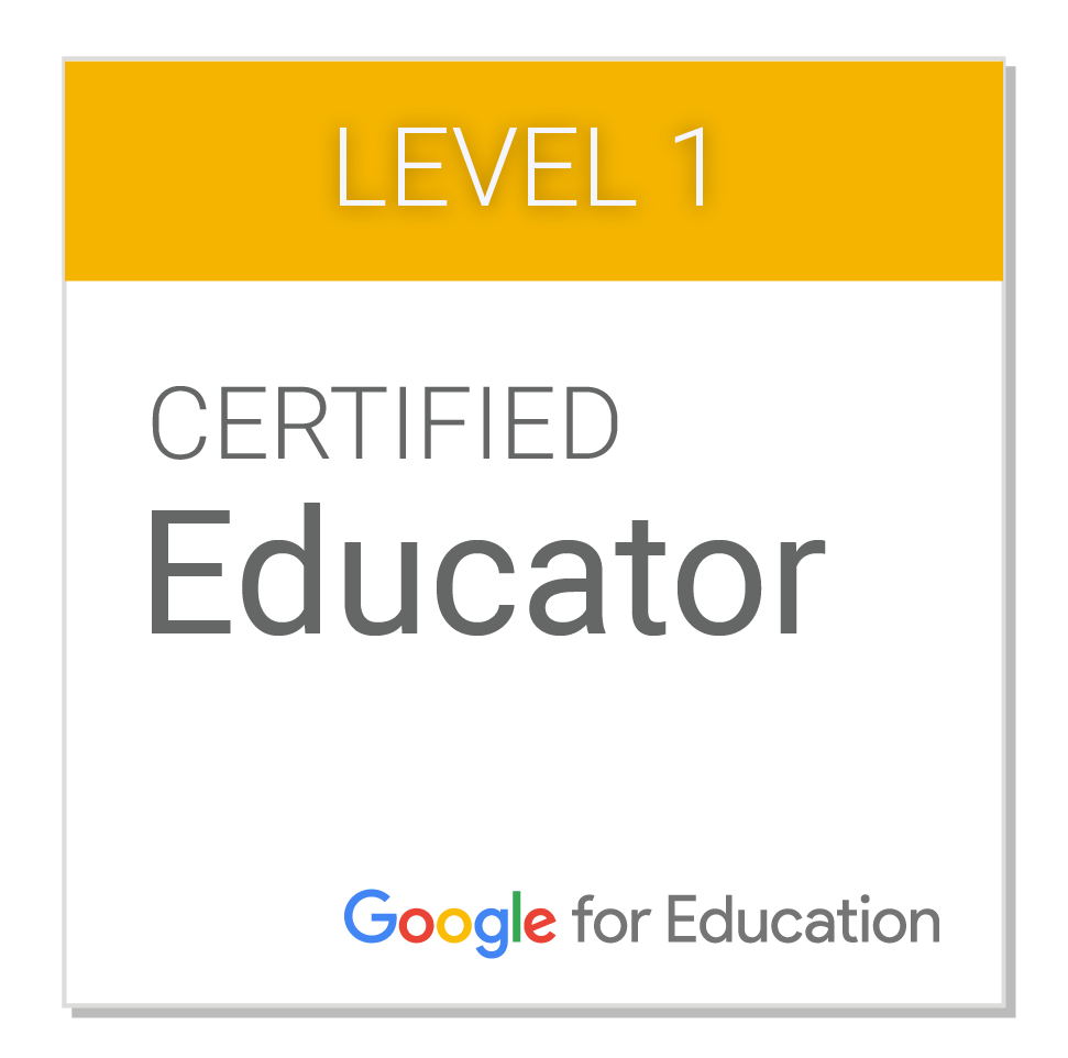 Docente Certificato di Google Livello 1